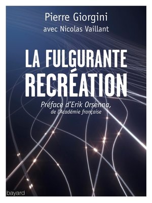 cover image of La fulgurante recréation